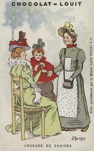 Pronájem židlí (chromolitho)