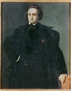 Básník Victor Hugo v mládí ... (malba na plátně) od Louis Boulanger