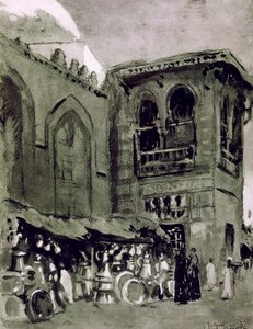 Obchodník s mědí, Káhira, Egypt, 1928