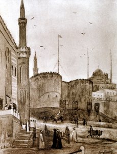 Vchod do města, Káhira, Egypt, 1928