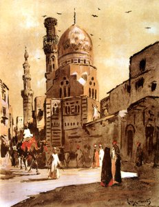 Modrá mešita, Káhira, Egypt, 1928