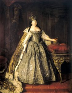 Portrét císařovny Anny Ioannovny, 1693-1740, 1730.