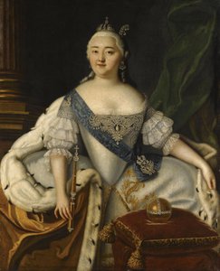 Portrét císařovny Alžběty 1709-1762 od Louis Caravaque