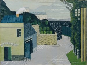 Město s viaduktem od Louis Casimir Ladislas Marcoussis