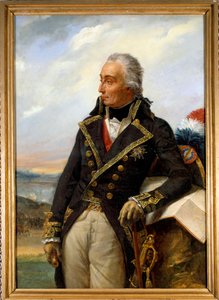 Portrét Nicolase, barona de Luckner (1722-1794) marechala z Francie v roce 1791, vrchního velitele Armee of the Rhine v roce 1792. Malba Augusta Coudera (1789-1873). h s/t 1,36 x 0,96 m. Versailles. Musee Du Chateau - Portrét Nicolase, barona de Luc
