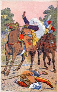 Smrt Gustava II Adolfa Švédska od Louis Charles Bombled