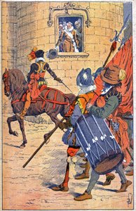 Henri IV v Paříži od Louis Charles Bombled
