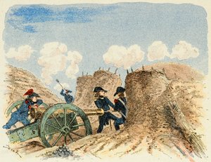Ilustrace převzatá z knihy „Les heros du Siecle“, neoficiální recitace Dicka de Lonlay a ilustrovaná Louisem Bombledem (1862-1927) od Louis Charles Bombled