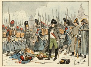 Ilustrace převzatá z knihy „Hrdinové století“, anekdotické recitace Dicka de Lonlay a ilustrované Louisem Bombledem (1862-1927) od Louis Charles Bombled