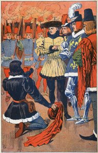 Johanka z Arku a Karel VII od Louis Charles Bombled