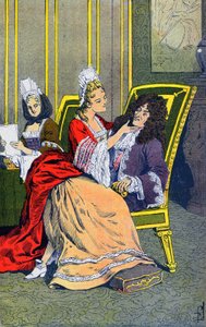 rodina Ludvíka XIV od Louis Charles Bombled