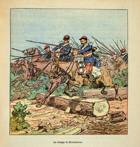 Armee of the Loire Eugene Sergent, dit Grenest, ilustrované Louisem Bombledem (1862-1927) (francouzsko-německá válka; kampaň 1870-1871): bitva u Ladonu 22. listopadu od Louis Charles Bombled
