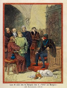 The Grand Journees of the Hotel de Ville de Paris od A. Merciera, ilustroval Louis Bombled (1862-1927): Dne 26. listopadu od Louis Charles Bombled