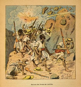 Válka na Madagaskaru - neoficiální historie francouzských expedic 1885-1895 od Henri Galli dit Galllichet (1854-1922), ilustrované Louisem Bombledem (1862-1927): Soukromá sbírka od Louis Charles Bombled