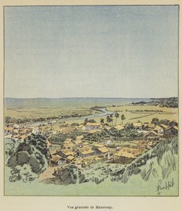 Celkový pohled na Marovoay od Louis Charles Bombled