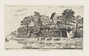 Pohled na Neckargemünd (Bádensko-Württembersko) Neckargemünd (název na objektu) od Louis Charles Hora Siccama