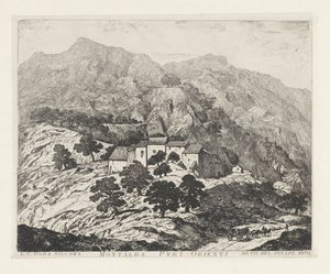 Montalba-le-Château (Frankrijk) Montalba Pyr[eneas]s. orient[ale]s (název na objektu) od Louis Charles Hora Siccama