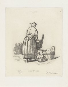 pradlena Kunigunde (název na objektu) od Louis Charles Hora Siccama