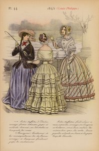 Francouzská móda: (barevná litografie).
