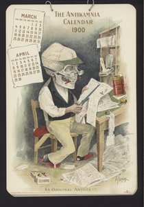 Ilustrace pro kalendář Antikamnia od Louis Crucius or Crusuius