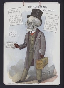 Ilustrace pro kalendář Antikamnia, 1899