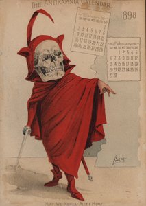 Mefistofeles, ilustrace pro kalendář Antikamnia