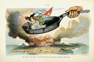 Povinnost hodiny: zachránit ji [Kubu] nejen před Španělskem - ale i před horším osudem, 1898