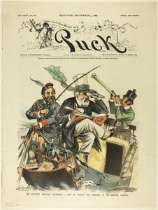 Velký americký státník, Puck od Louis Dalrymple