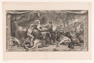 Herkules bojuje s Kentaury Obrazy z Hôtel Lambert (název série) La Galerie de monsieur le Président Lambert zástupce l
