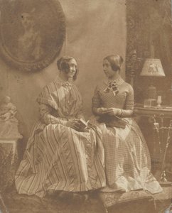 [Umělcova žena a dcera], 1846-49. od Louis Désiré Blanquart Evrard