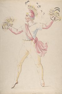 Franconi, Twirling Flaming Cones, 1768-1810. od Louis Ducros