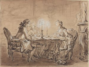 Hra karet od Louis Durameau