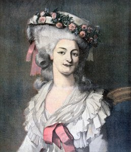 Marie-Louise, princezna z Lamballe, 1892 od Louis Edouard Rioult