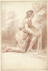 Klečící muž, vpravo od Louis Fabritius Dubourg