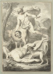 Merkur s hlavou Argus od Louis Fabritius Dubourg