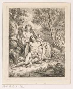 Rinaldo v Armidě od Louis Fabritius Dubourg
