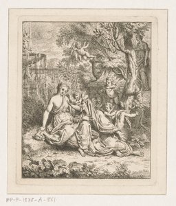 Vertumnus en Pomona od Louis Fabritius Dubourg