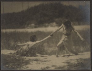 [Tanečníci v zahradě] od Louis Fleckenstein