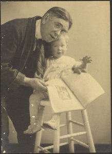 [Portrét Fleckensteina a vnuka] od Louis Fleckenstein