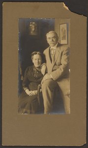 [Portrét Fleckensteina a jeho ženy] od Louis Fleckenstein