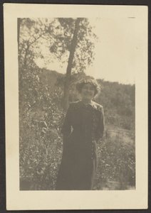 [Portrét Florence venku] od Louis Fleckenstein