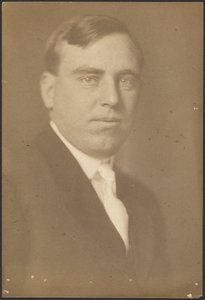 [Portrét muže s bílou kravatou] od Louis Fleckenstein
