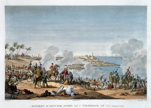 „Bitva o Aboukir, 7 Thermidor, rok 7“ 25. července 1799