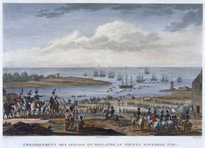 „Nalodění Angličanů v Holandsku, 30. listopadu 1799“