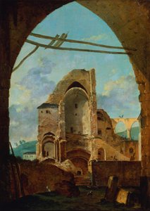Demolice opatství Montmartre, c1740-1800.