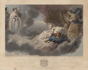První modlitba prince z Walesu, prince Alberta Edwarda, budoucího krále Edwarda VII., 1842 od Louis Gallait