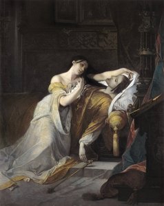 Johanka I. Kastilská nazývaná Johankou Šílená (Juana la loca) manželkou Filipa Habsburského od Louis Galue