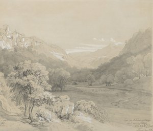 Pohled na Cavi v Sabine Hills, 1848. od Louis Gurlitt