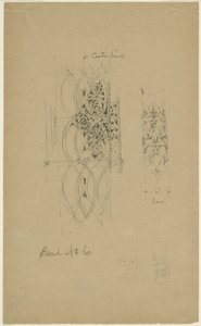 McVickers Theater, Chicago, Illinois, skica od Louis H. Sullivan
