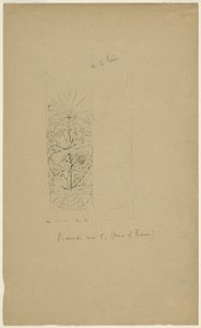McVickers Theater, Chicago, Illinois, skica od Louis H. Sullivan
